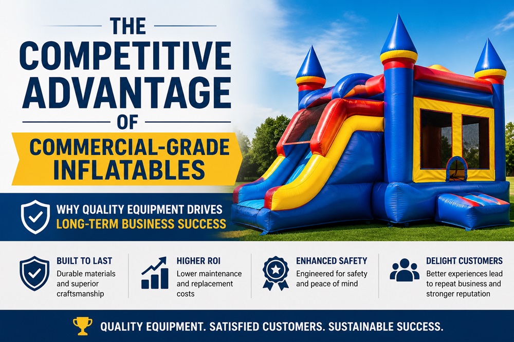 The Competitive Advantage of Commercial-Grade Inflatables Why Quality Equipment Drives Long-Term Business Success